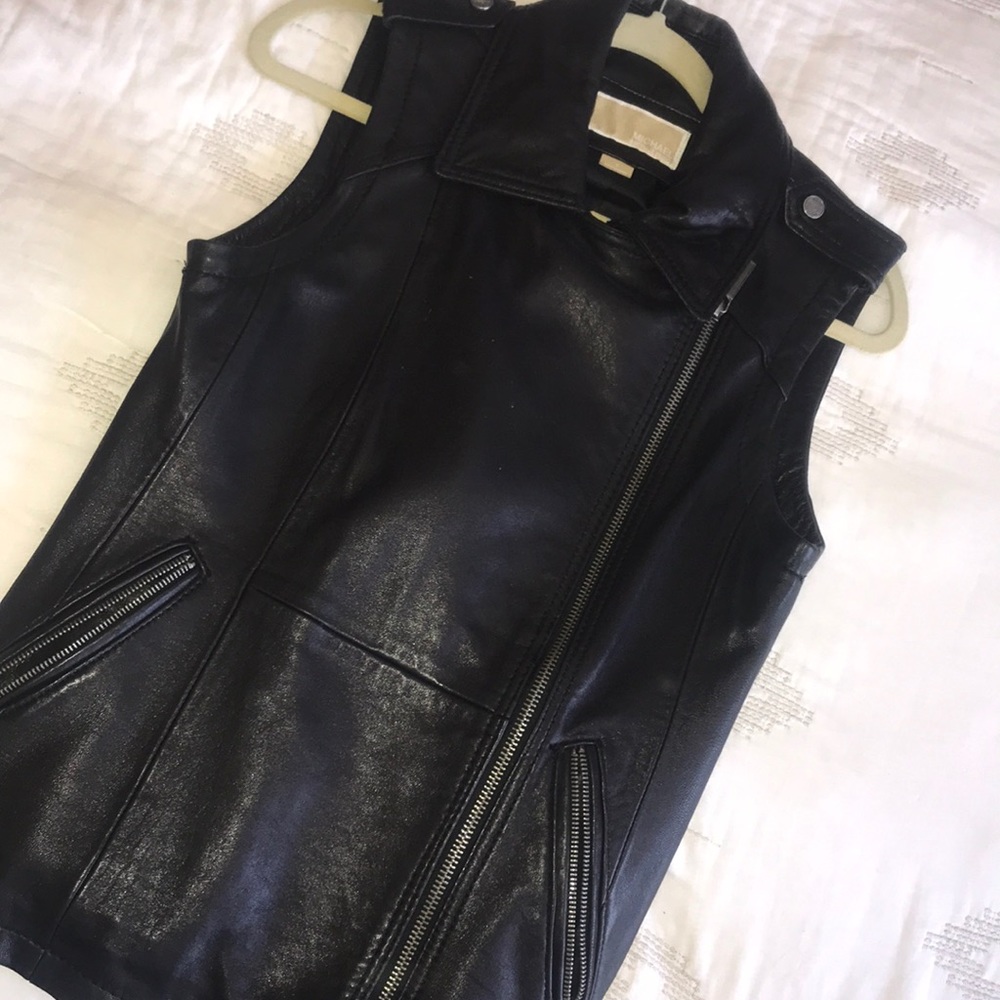 Micheal Kors leather vest